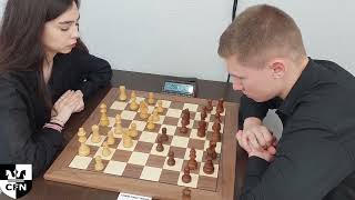 A Moskvina 1492 vs M Kirilin 1418 Chess Fight Night CFN Blitz [upl. by Hill746]