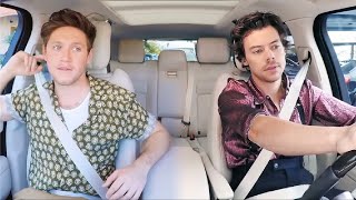 Harry Styles amp Niall Horan REUNITE on a CAR DATE on The Late Late Show [upl. by Ettenhoj740]