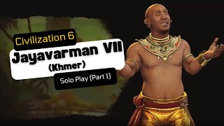 Remember PotatoMcWhiskey’s Monthly Challenge │Civ 6 – Jayavarman VII Part 1 │Beginner Gameplay [upl. by Htaras]