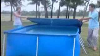 Splash Frame Pool Setup Video [upl. by Ocer]