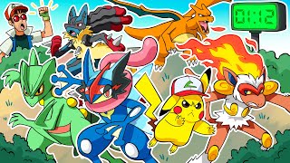 ¿Qué POKÉMON de ASH SOBREVIVE MÁS TIEMPO [upl. by Atilol]