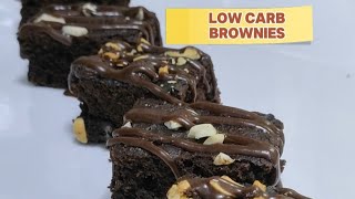 Low carb Brownies lowcarbbrownies ketobrownies ketofoodideas lowcarbrecipes [upl. by Jermain315]