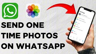 How to send one Time Photos on WhatsApp [upl. by Nimzzaj]