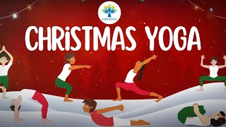 Christmas Yoga Poses  Warm ups amp Asanas for Kids  Xmas Special  Yoga Guppy [upl. by Artima425]