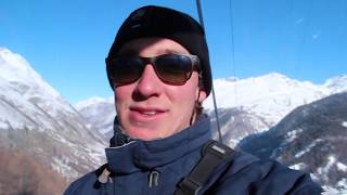 Snowboarding the SWISS ALPS Zermatt Switzerland [upl. by Allerie]