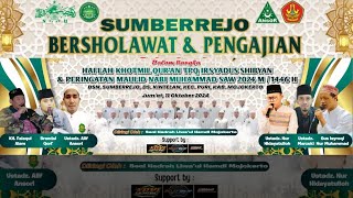 SUMBERREJO BERSHOLAWAT amp PENGAJIAN DALAM RANGKA HAFLAH TPQ IRSYADUS SHIBYAN DAN MAULID NABI [upl. by Ettezil]