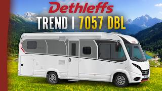 Vier Personen ordentlich Platz amp begeisterndes Design 🔥  Dethleffs Trend I 7057 DBL [upl. by Eirol]