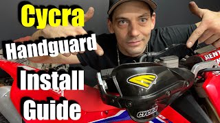 Cycra Probend Handguard Install Guide  2022 Honda CRF 250 RX  MAXS MOTO SHOP [upl. by Miguelita]