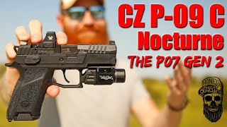 New CZ P09 C Nocturne First Shots Not What I Expected [upl. by Tierza]