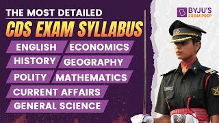 CDS 2023 Exam  Complete Syllabus Details  CDS Exam Syllabus  UPSC CDS Syllabus [upl. by Agnola598]