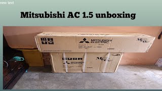 Mitsubishi 15 ton AC unboxing 🌹 AC installation step by step👍 top model Mitsubishi AC [upl. by Valsimot319]