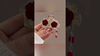 Flower tassel headdresshair clips suitable for dailyuseshortsshortsviral youtubeshorts [upl. by Shauna]