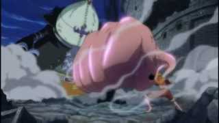 One Piece attaque finale  Luffy VS Gecko Moria  Gomu gomu no Gigant Jet Shell [upl. by Jeanine]