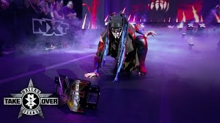 The Demon carries out another extraordinary entrance NXT TakeOver Dallas on WWE Network [upl. by Togram785]