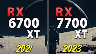 RX 7700 XT vs RX 6700 XT  Test in 9 Games  1440p [upl. by Kristopher]