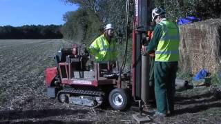 Borehole familiarisation event  Drilling with a Dando Terrier [upl. by Ynetruoc]