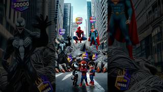 Spiderman vs Venom vs Superman Who is the best marvel spiderman brawlstars avengers [upl. by Edge817]