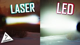 Laser Vs LED Flashlights  Which is Better [upl. by Hplar731]