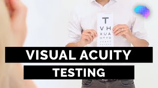 Visual Acuity Assessment  OSCE Guide Clip  UKMLA  CPSA [upl. by Notsla]