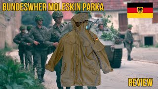 West German Bundeswher Moleskin Parka Review [upl. by Kilan668]