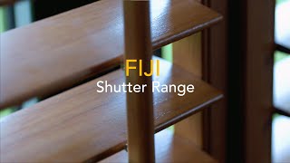 Fiji  Premium Hardwood Shutters  Shuttercraft [upl. by Ariana]