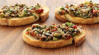 Olive Tapenade Italian Appetizer Recipe [upl. by Assi]