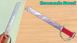 How to make a sword with cardboard  Talwar kaise banaye  Sword making with Cardboard [upl. by Eihtur]