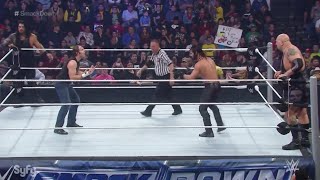 Roman Reigns amp Dean Ambrose Vs Seth Rollins amp Big Show  WWE Smackdown 09012015 En Español [upl. by Reedy]