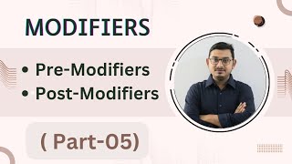 Modifier Part05 Pre Modifier amp Post Modifier  HSC  SSC  BCS  University Admission Test [upl. by Benil440]