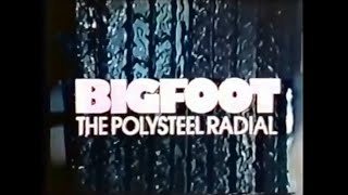 Bigfoot Goodyear Tire Commercial 1974 [upl. by Ahsiemal]