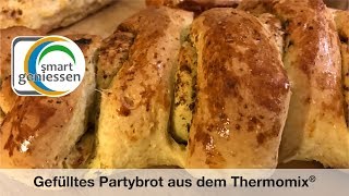 Schnelles Partybrot aus dem Thermomix ®  Yummy [upl. by Tahmosh201]