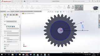 como hacer un engranaje recto en soliworks [upl. by Nichol]