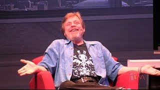 Mark Hamill does Joker and Luke Skywalker voice dialogue at Star Wars Weekends 2014 [upl. by Katleen]