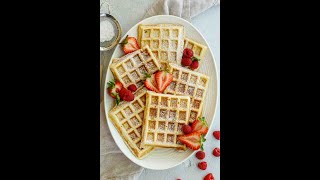 Belgian Waffles Video [upl. by Ermanno]