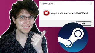 How To Fix Steam Application Load Error [upl. by Lentha]