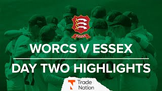 Worcestershire v Essex Day Two Highlights [upl. by Knut]