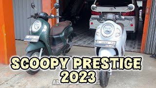 Review Harga Second Honda Scoopy Prestige 2023 [upl. by Xilef]