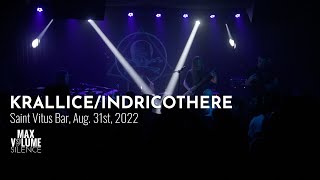 KRALLICEINDRICOTHERE live at Saint Vitus Bar Aug 31st 2022 FULL SET [upl. by Ys]