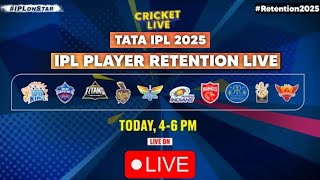 🔴 Live IPL Retention 2025 Live  IPL 2025 Retention Live Streaming  IPL Retention 2025 [upl. by Yance]