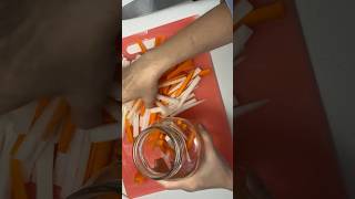 Quick Make Vietnamese Pickle Recipe  Daikon and Carrot pickle [upl. by Larcher]