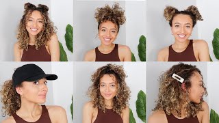 14 EASY CURLY HAIRSTYLES  3A [upl. by Annim]