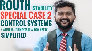 Routh Stability Criterion for Control Systems  Special Case 2  Simplified EC 409 KTU S7 [upl. by Brey450]