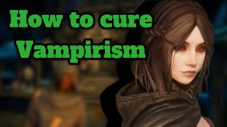 Skyrim Anniversary ED  How To Cure Vampirism [upl. by Alfy]