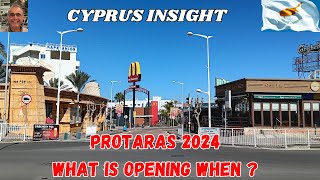 Protaras Strip Cyprus Ultimate Guide for Opening Dates 2024 [upl. by Calia280]