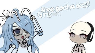 free gacha ocs  part 1 🎧 [upl. by Ttelrahc862]