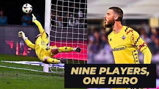 David de Gea Saves Fiorentina with Heroic Performance  Epic Penalty Shootout Drama [upl. by Melvin549]