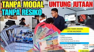 Bisnis tanpa Modal dapat untung Jutaan dari Cetak Kalender [upl. by Joacimah932]