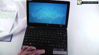 Acer Aspire One D257 with Meego  unboxing and preview [upl. by Anawik]