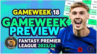 FPL BLANK GAMEWEEK 18 PREVIEW  GW18 PLAYERS TO BUY  Fantasy Premier League Tips 202324 [upl. by Pillsbury318]