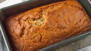 Eggless Banana Bread recipe moist [upl. by Klayman]